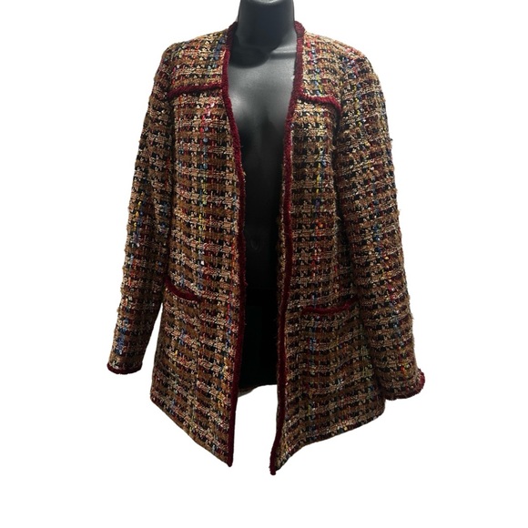 ett:twa by Anthropology Annis Tweed Blazer - Picture 3 of 14